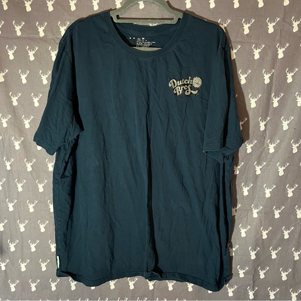 Dutch Bros Dark Blue Short Sleeve Tee